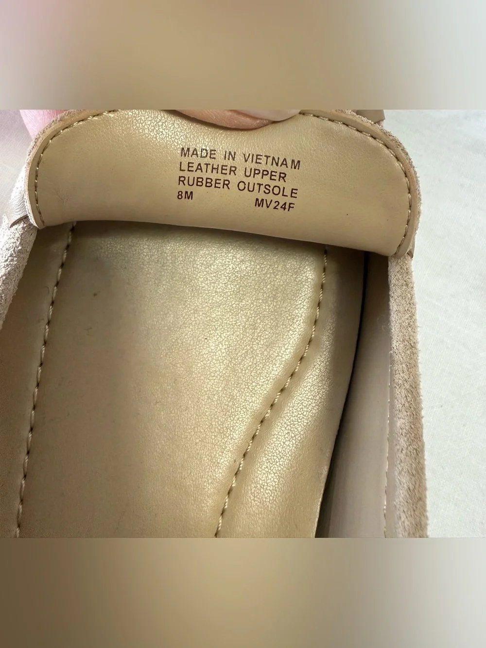 Michael Kors | Women's 8 | Eve Suede Loafer Camel Beige Tan Moccasins | EUC